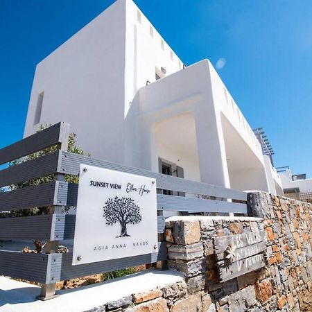 Апартаменти Naxos Agia Anna Sunset View Olive House Екстер'єр фото